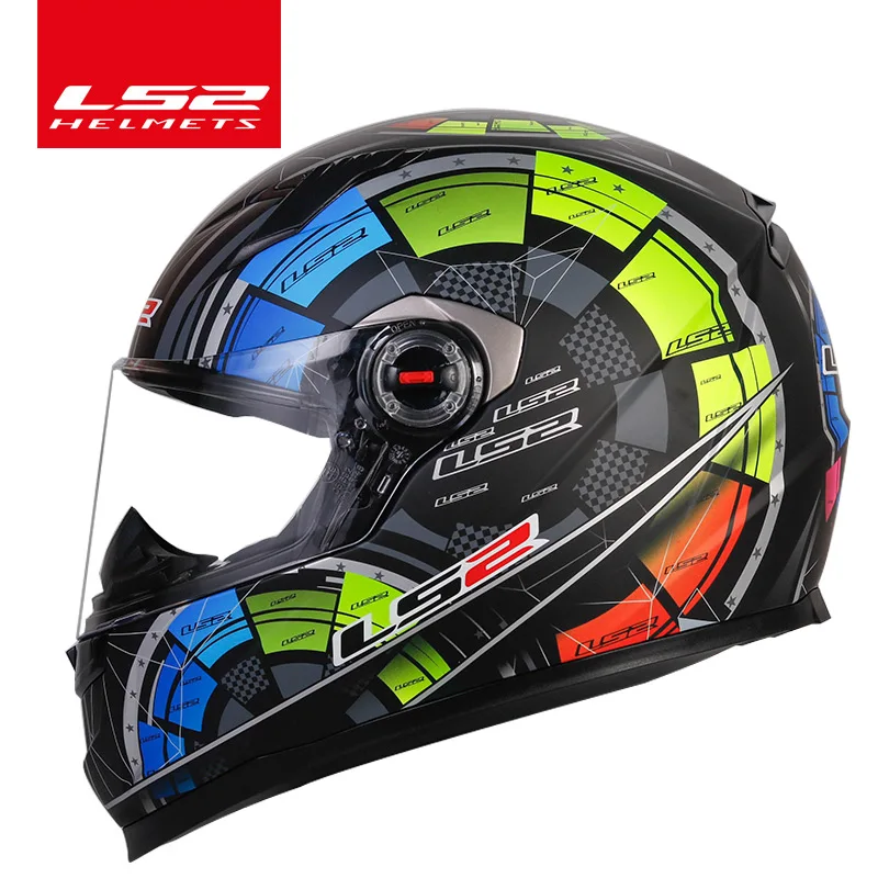 LS2 Волк Полный уход за кожей лица мото rcycle шлем ls2 ff358 Высокое качество шлем capacete шлем мото ECE утвержден без насоса
