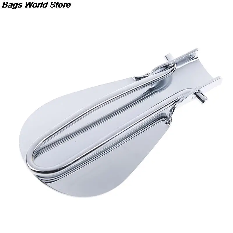 Модный портативный рожок для обуви металлический складной прочный из