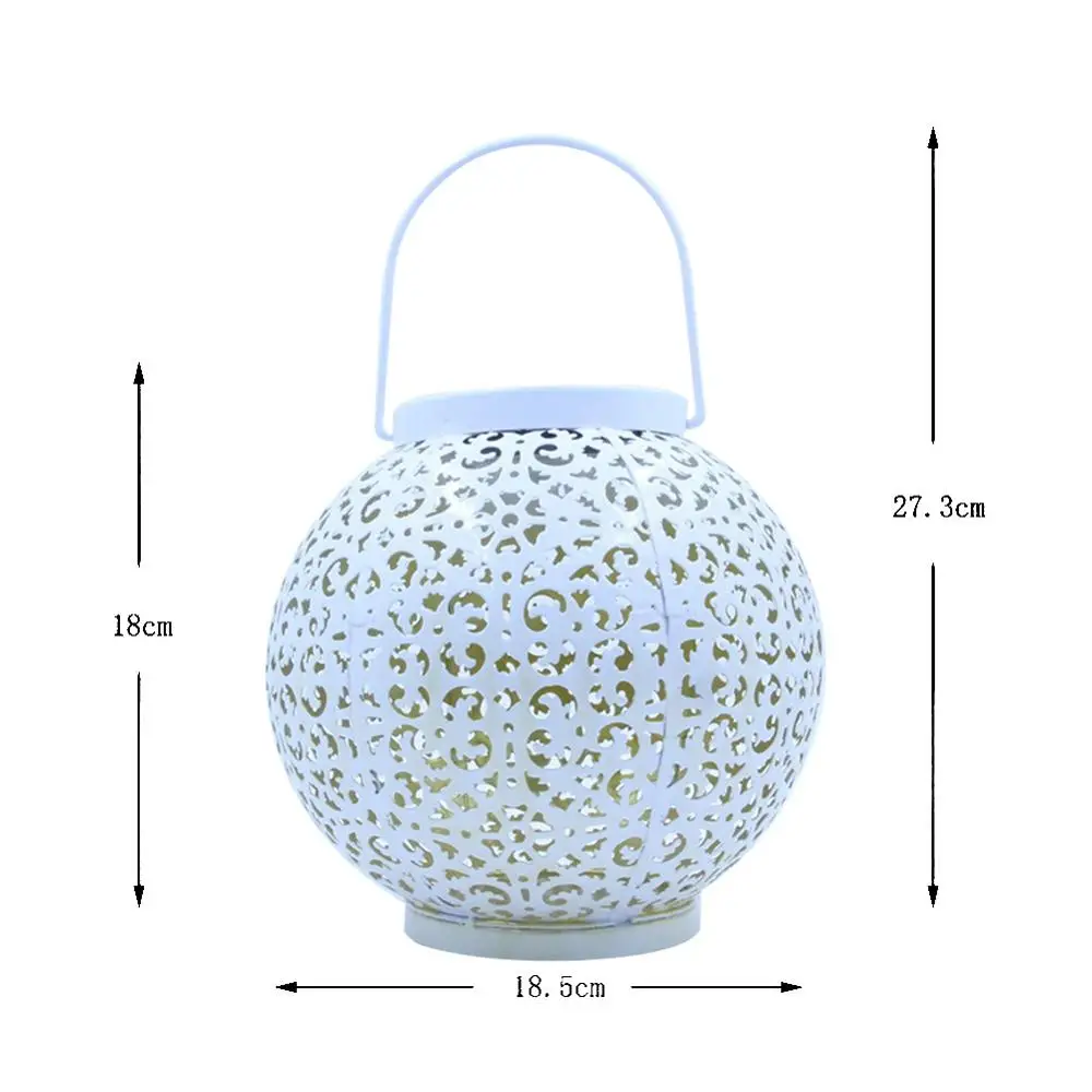 Светодиодная лампа на солнечной батарее креативный железный светильник с полыми