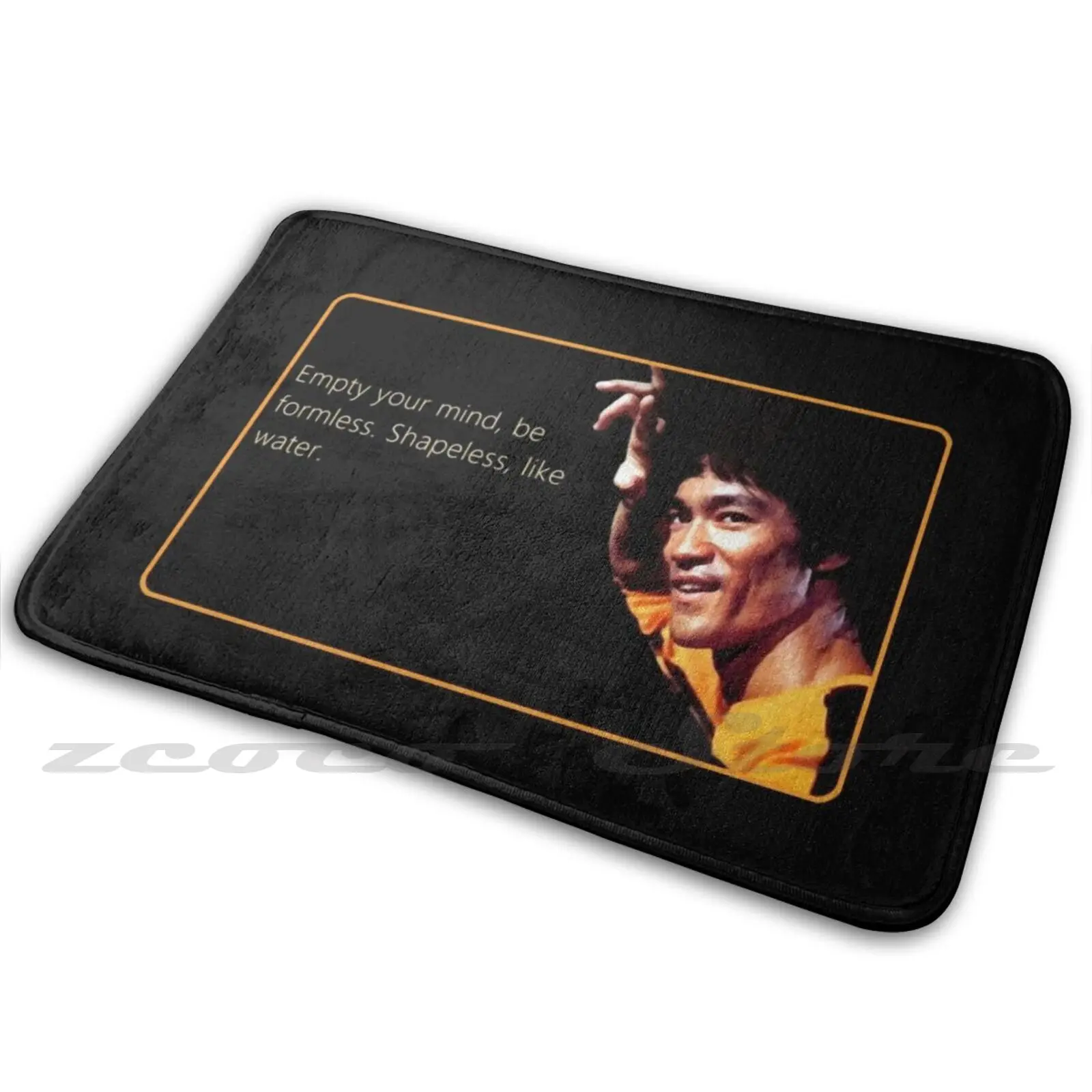 Коврик для двери Брюса Ли нескользящий мягкий коврик поглощения воды Брюс