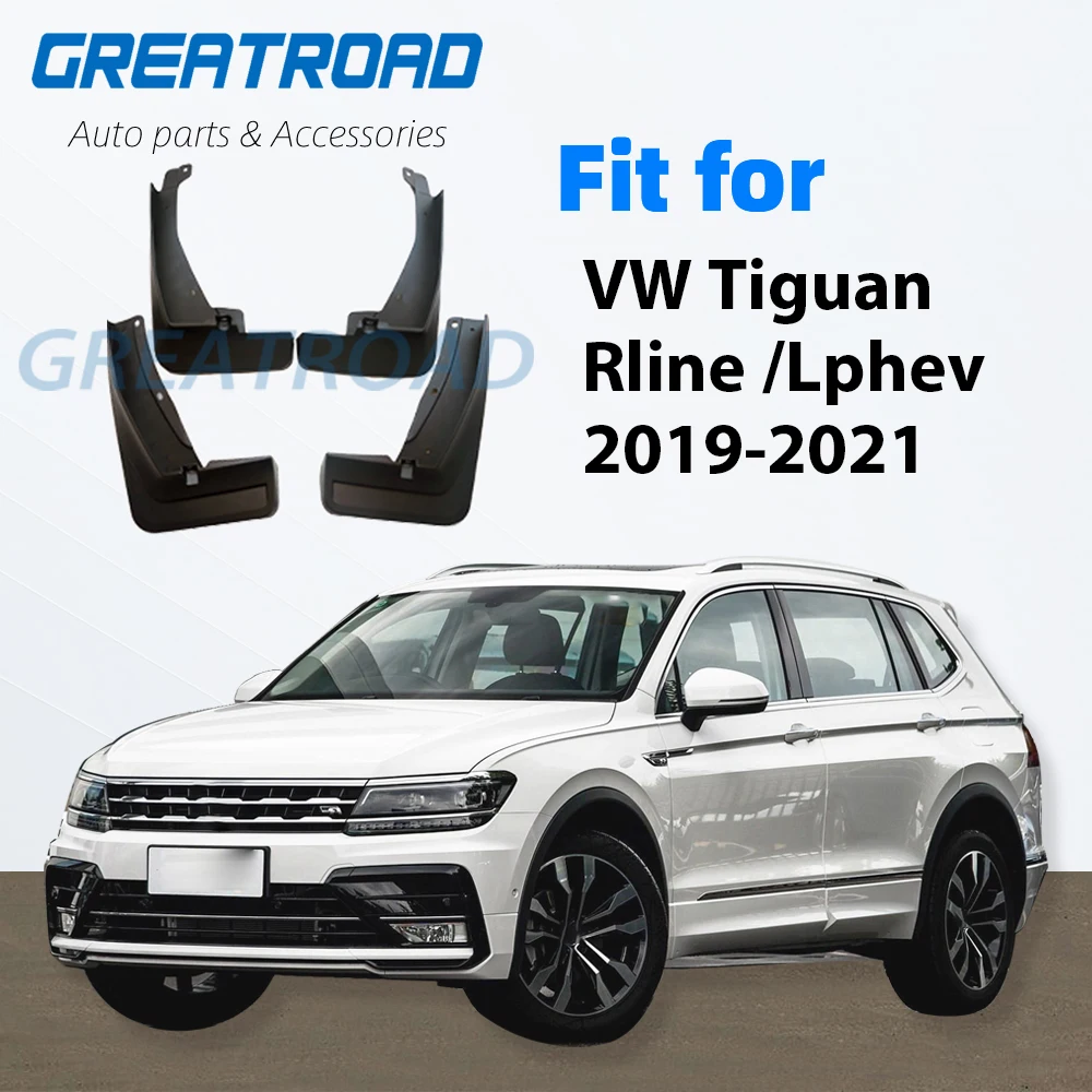 Передние и задние брызговики для Volkswagen VW Tiguan Rline Lphev 2019 2020 2021 строительные