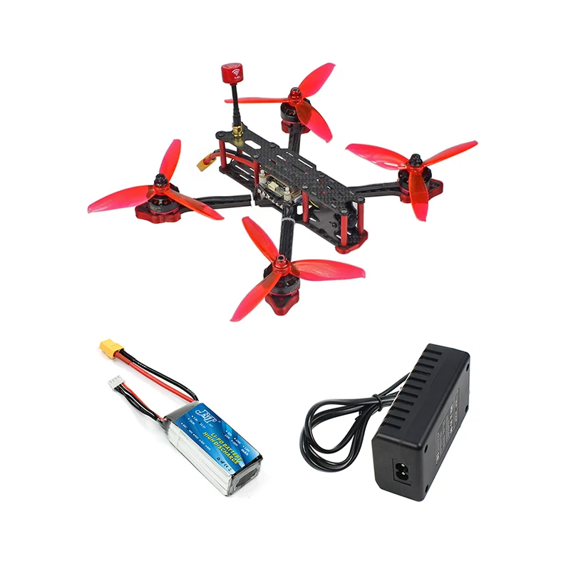 Гоночный Квадрокоптер Three210 V2 FPV с Betaflight F4 Pro Контроллер полета Razer Micro 1200TVL камера