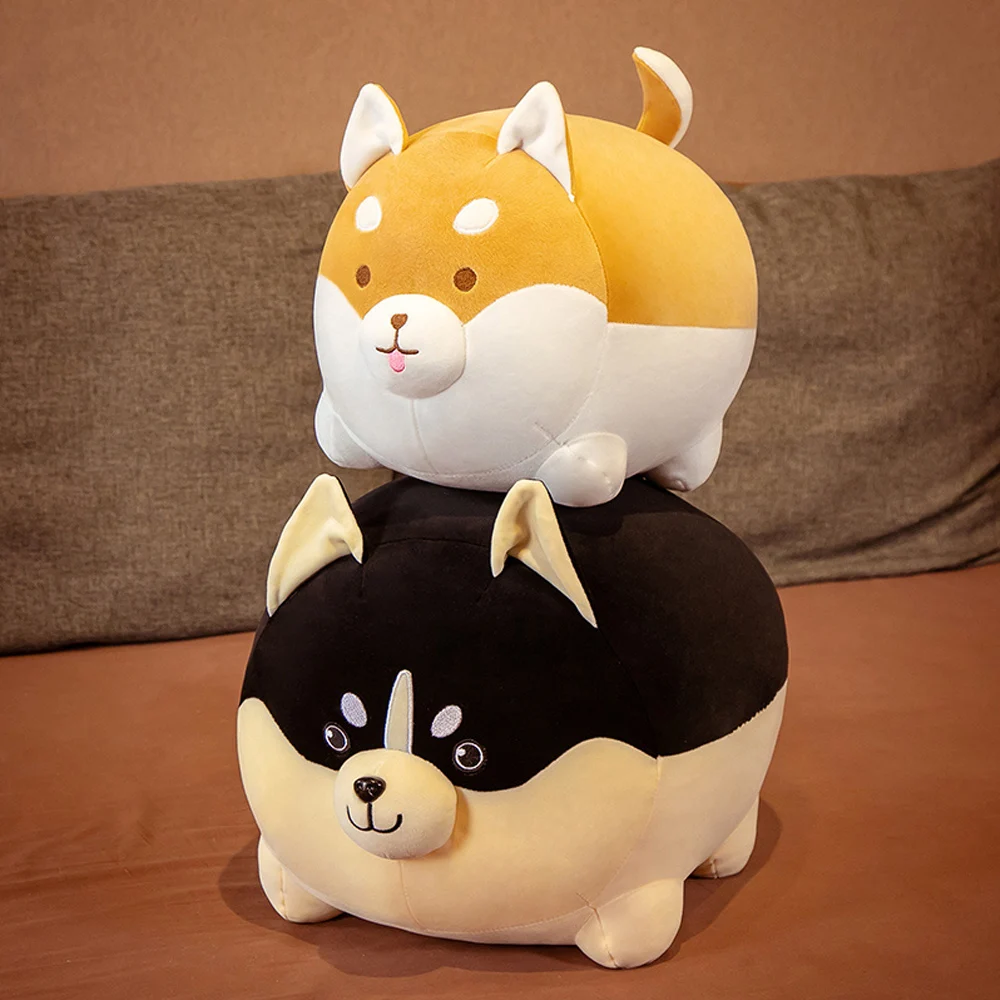 

Новинка, милая собака Шиба-ину 40/50 см, плюшевые игрушки, мягкая собака, подушка в виде животного, рождественский подарок для детей, милый пода...