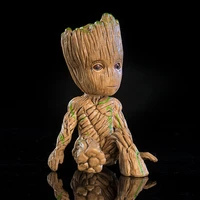 galaxy new home groot tree people baby model hand made potted car chassis decoration toy gift figure model