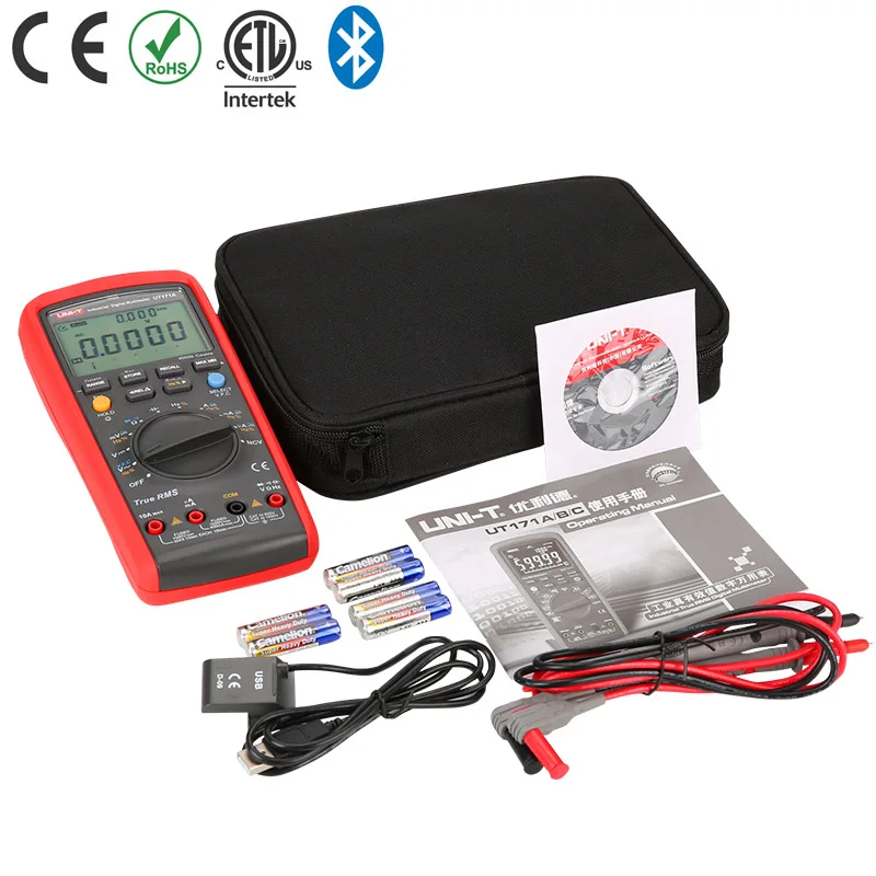 Цифровой мультиметр UNI T UT171A тестер емкости DC/AC V/A Ohm/Hz|digital multimeter|multimeter dccapacitance tester |