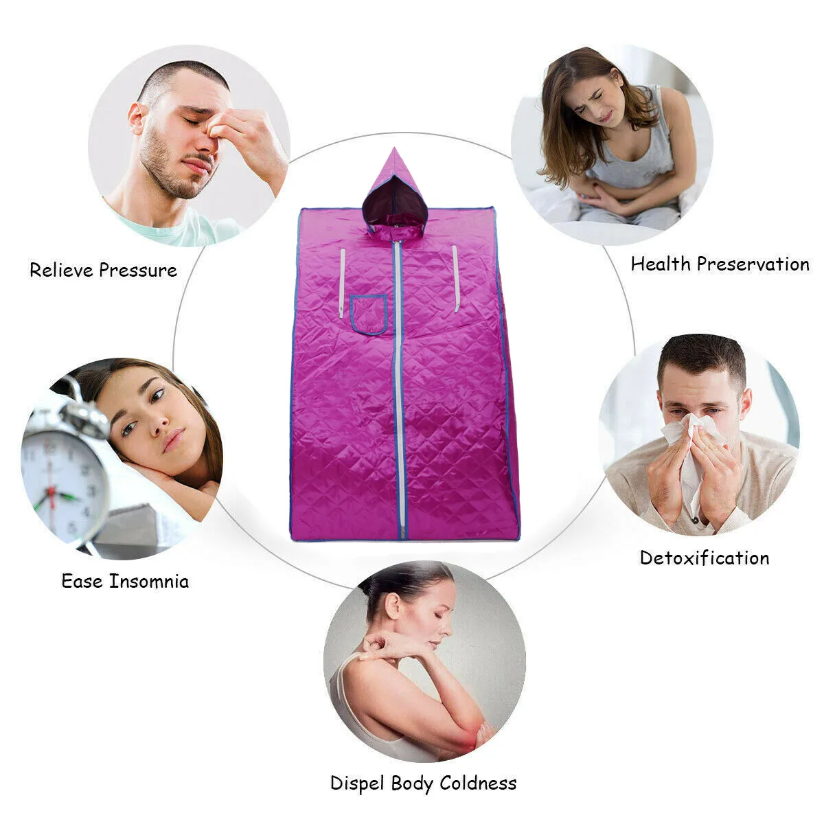 Портативная сауна-сауна с паровым душевым генератором инфракрасная спа-палатка