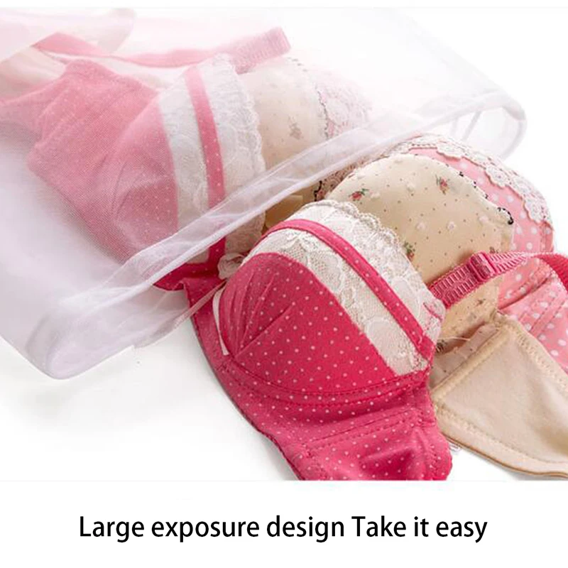 

3 Size Washing Laundry bag Clothing Care Foldable Protection Net Filter Underwear Bra Socks Underwear Washing Machine Clothes