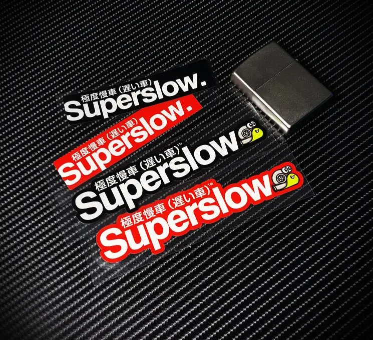 Забавная наклейка на автомобиль Snail Turbo Superslow милый дрейф JDM японские гоночные