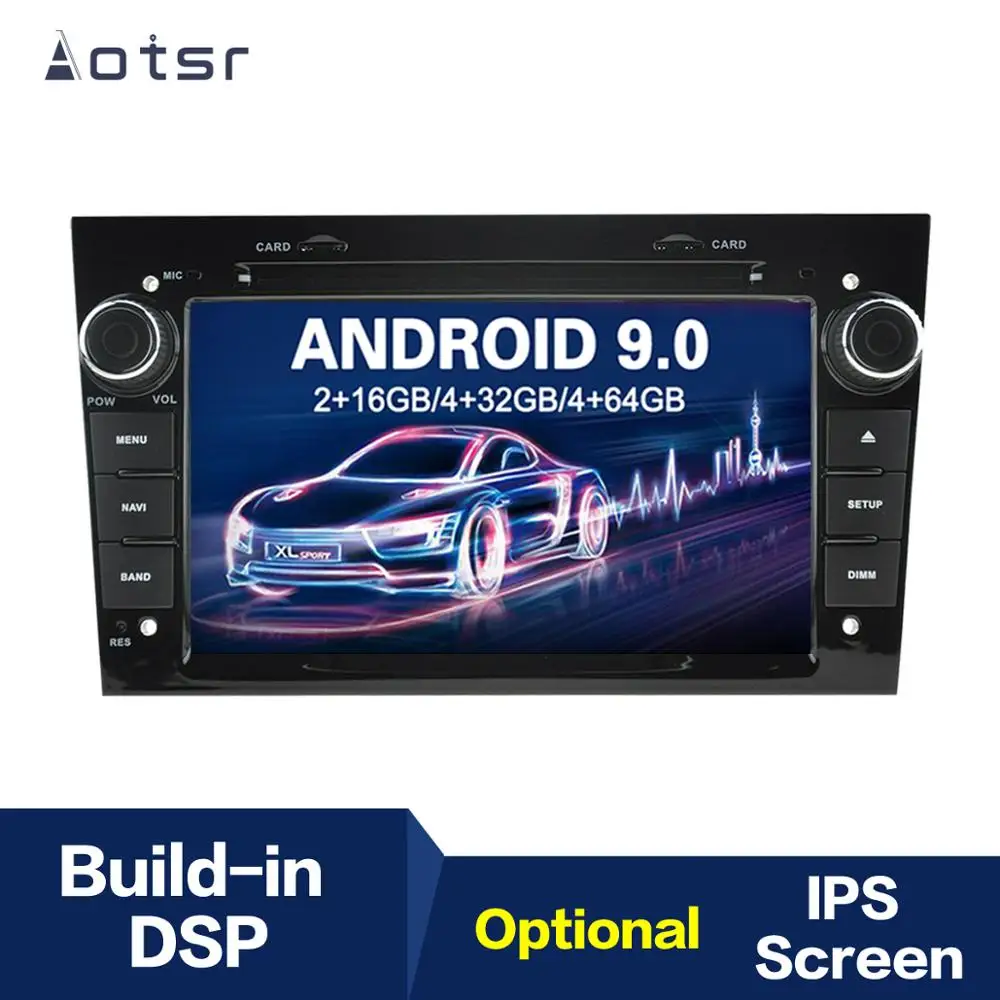 Автомагнитола для Opel Vauxhall Astra H G J Vectra Antar Corsa Vivaro Meriva Veda 7 дюймов Android 9 0 IPS GPS