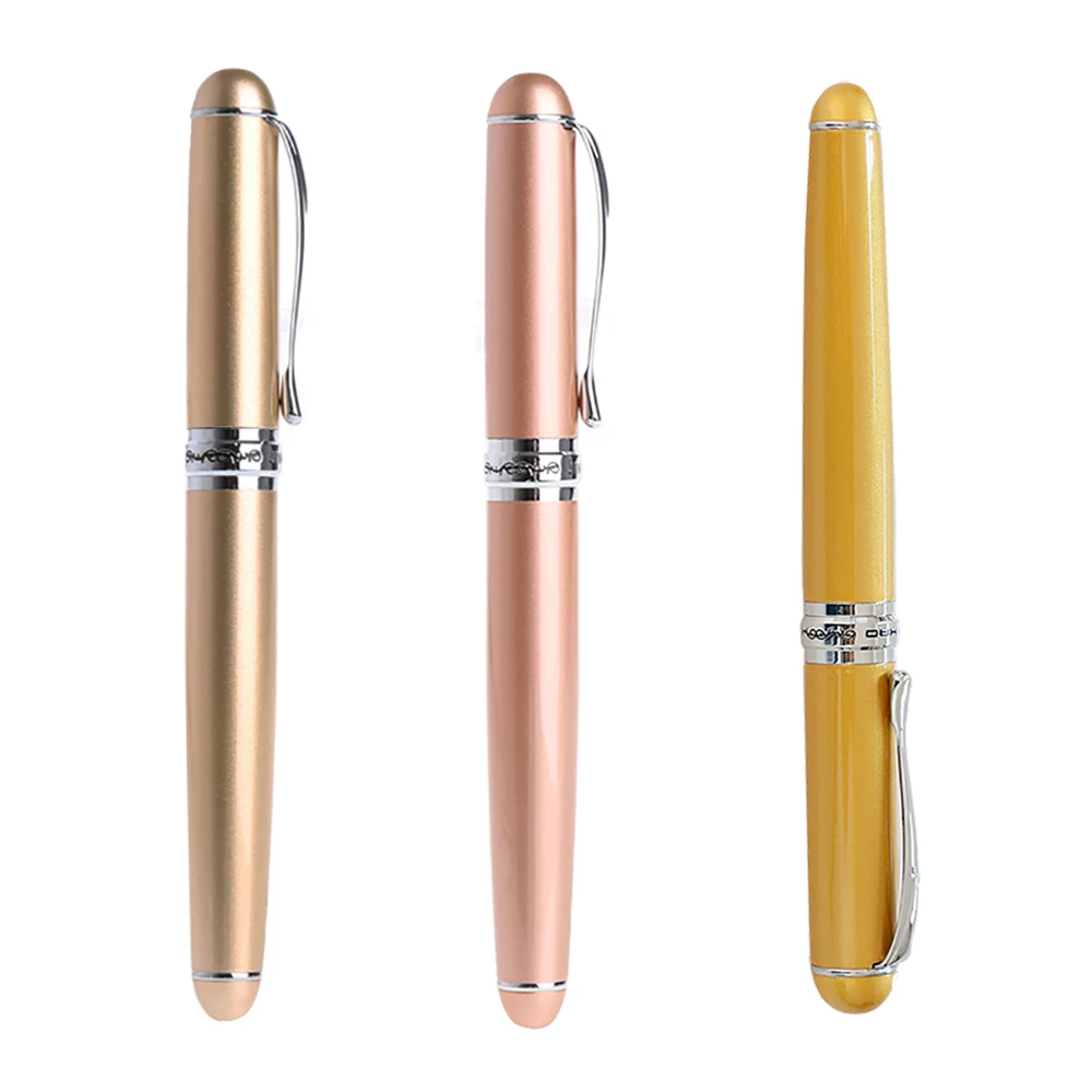 Ручки перьевые jinhao X750 два СИБ 0.5 мм 1.0 мм изгиб перо каллиграфии пера высокое качество канцелярия чернила ручки для записи