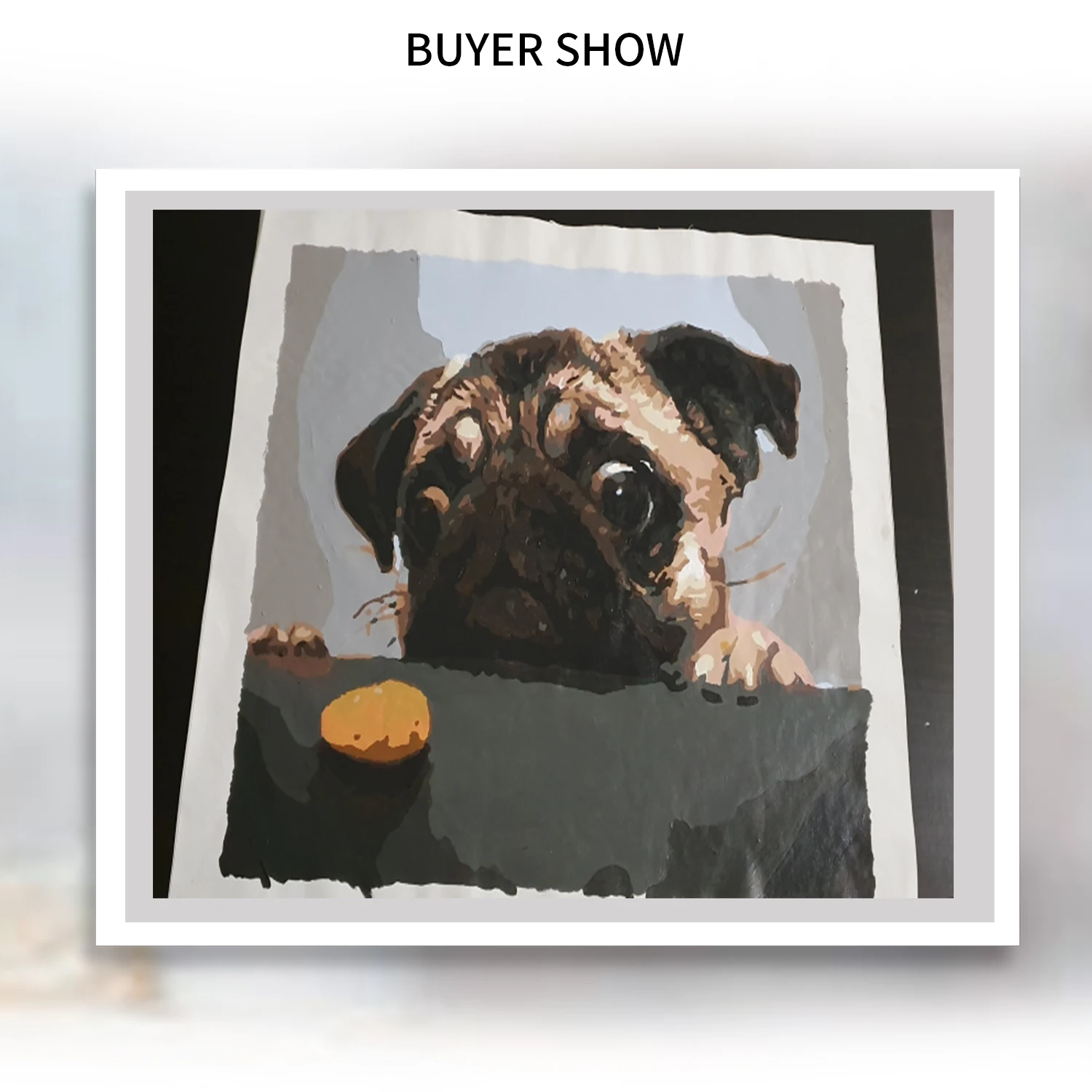 Набор для рисования по номерам на холсте собаки без рамки 40 х50 см | Дом и сад