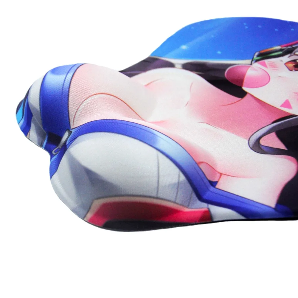 Аниме Коврик для мыши Overwatch D. VA 3D коврик для мыши силиконовый гель эргономичный коврик для мыши с поддержкой запястья dva коврик для мыши