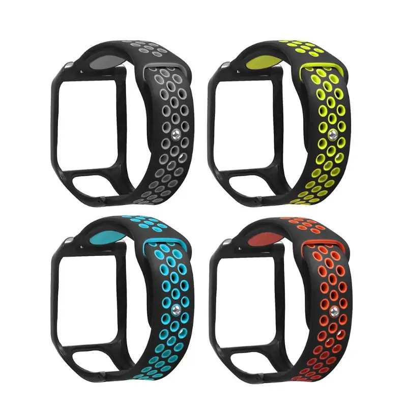 Замена дышащего браслета ремешок силиконовый браслет для Tomtom Runner 3/Adventurer/Golfer 2/Runner