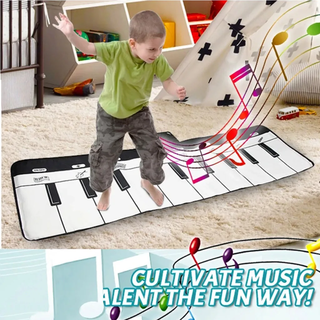

Electronic Piano Mat Play Keyboard Musical Music Singing Gym Carpet Mat Rug Montessori Toys Educational Toys for Kids Gifts