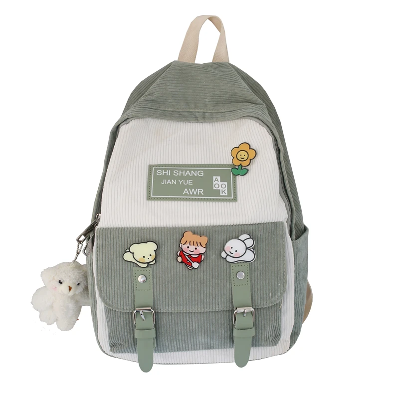 

Female school Backpack Women book bag School Backpacks for teenager Girls Korean Kawaii schoolbag Shoulder School Bags Ladies
