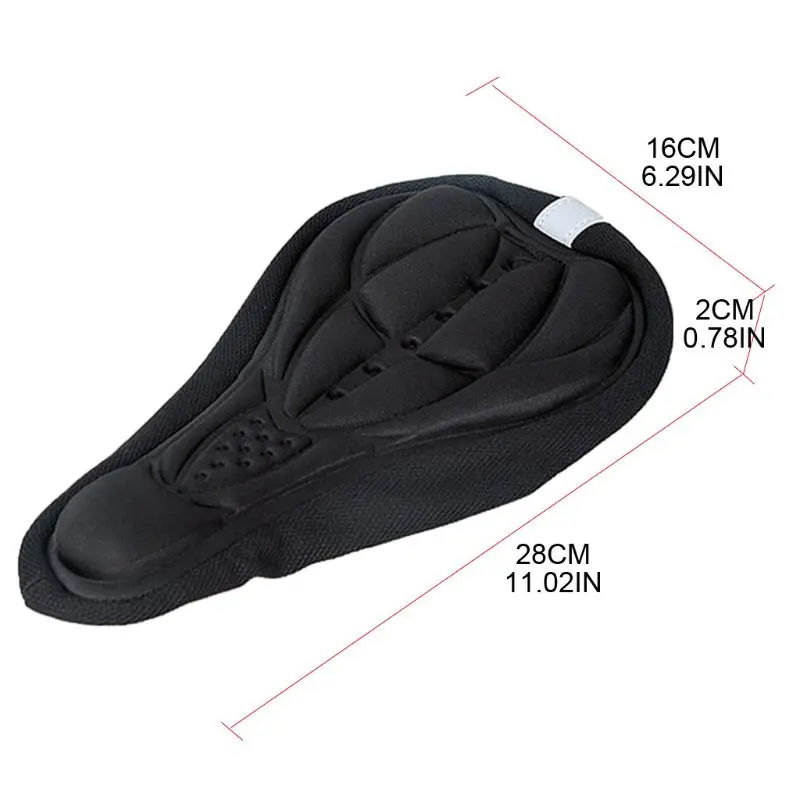 3D чехол для велосипедного сиденья мягкий запасной уплотненный с подушкой седла