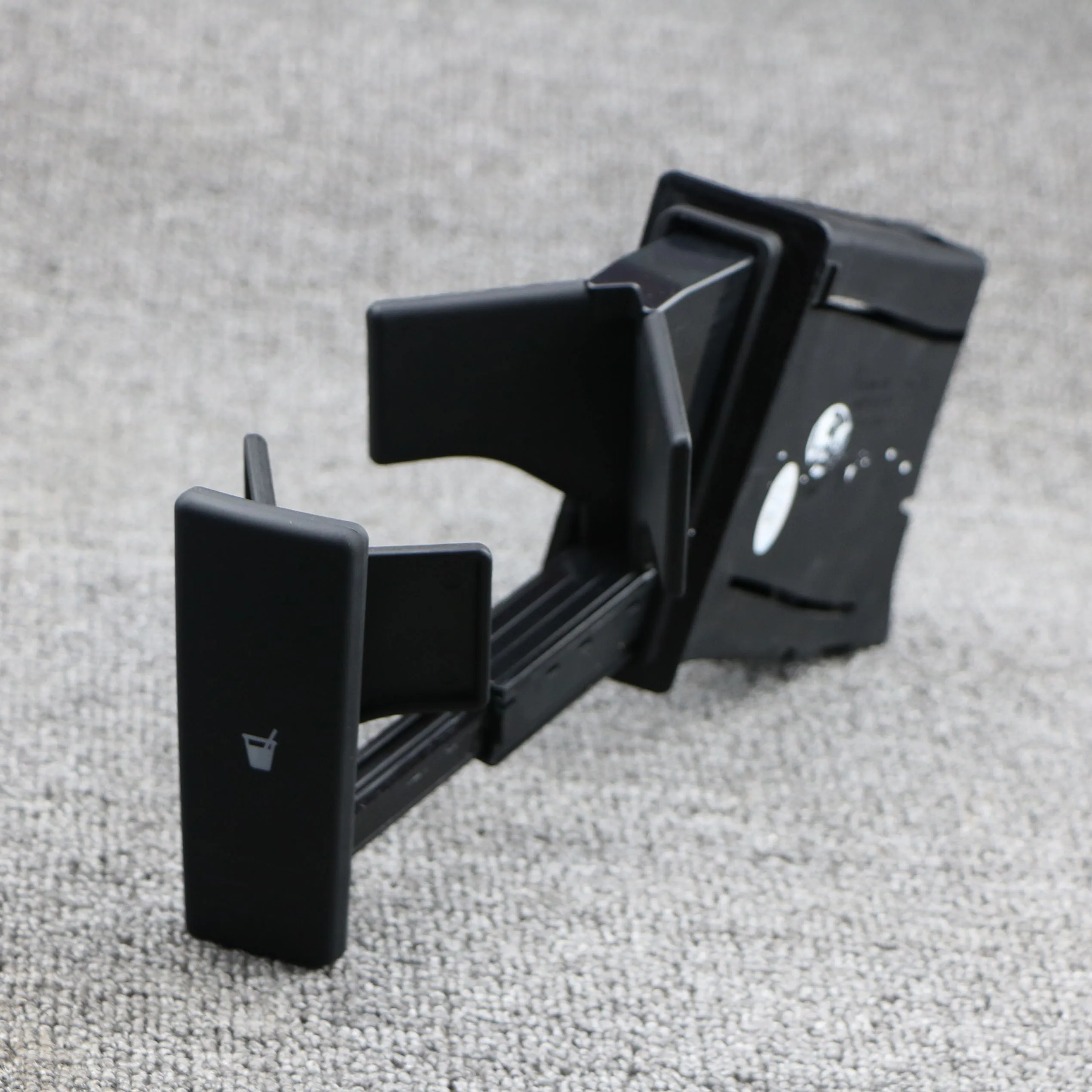 Черная чашка держатель приборной панели подстаканник для VW Polo 9N 2002 2003 2004 2005 2006 2007