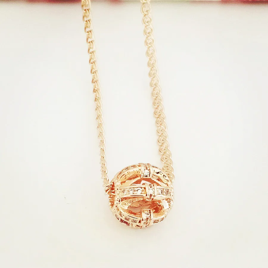 Новое поступление кулон 585 розовое золото Цвет для женщин ювелирные изделия