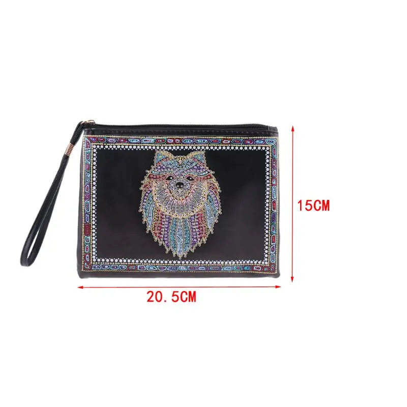 

DIY Special Shaped Diamond Painting Bracelet Wallet Embroidery Cross Stitch Bag Christmas Gifts