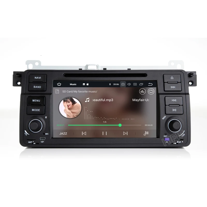 DSP IPS Carplay Android 10 4G Автомобильный GPS Радио стерео для BMW E46 M3 Land Rover 75 3 серии dvd плеер