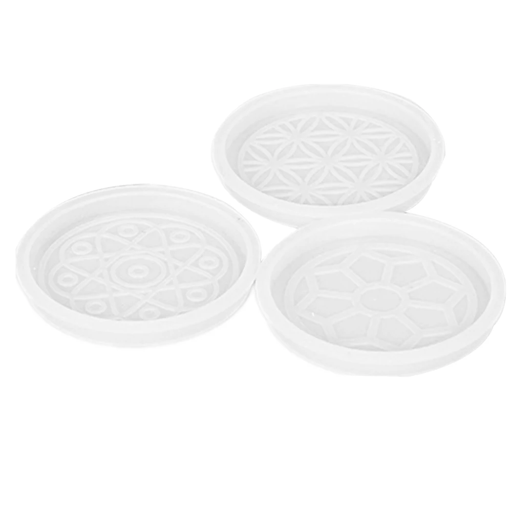 

3 шт., силиконовые формы для подставки под стаканы