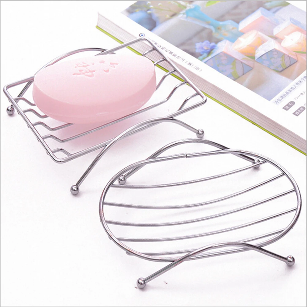 Zlinkjpractic новый творческий краткое нержавеющая сталь ванная мыльница коробка