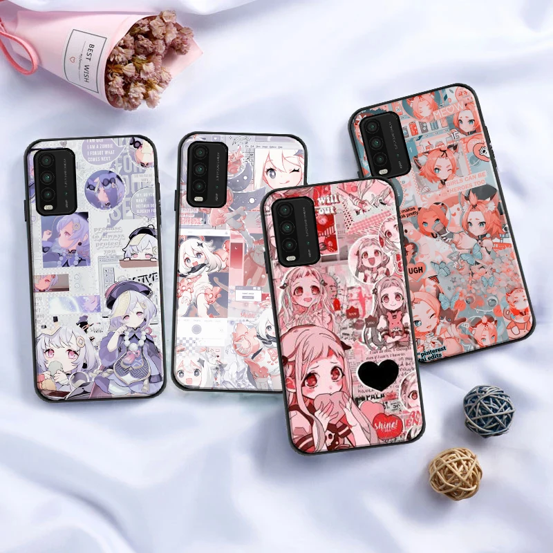 

Genshin Impact Anime Silicone Case Coque For Xiaomi Redmi 9 9i 9AT 9T 9A 9C Note 9 9T 9S 9 Pro Max Soft Phone Shell Cover