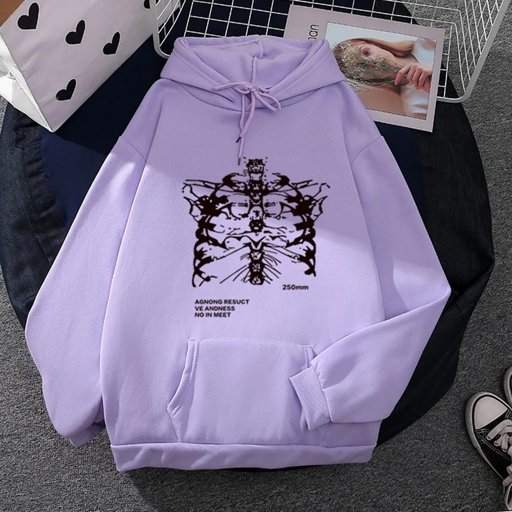 

2021 Oversize Print Sweatshirt Kawaii Hoodies Women Top Clothes Hoody Female Itself Winter Women Hoodies Full Sleeve