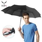 Автоматический зонт от дождя для мужчин и женщин, деловой складной аксессуар с защитой от ветра, большой подарок, 10 к, для путешествий