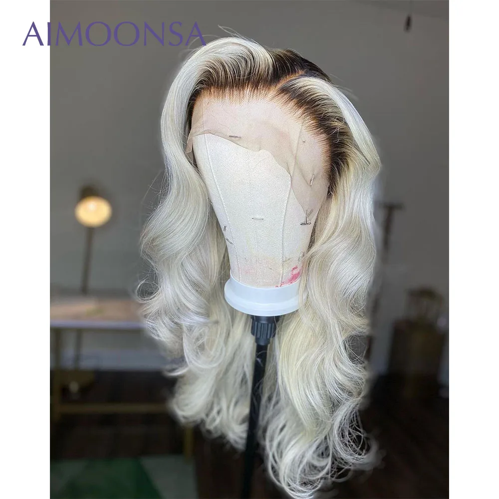 

1b 613 Lace Front Wig 13x6 Lace Front Wig Body Wave Wig Human Hair Wigs With Baby Hair Pre Plucked Knots Bleached 150% Remy