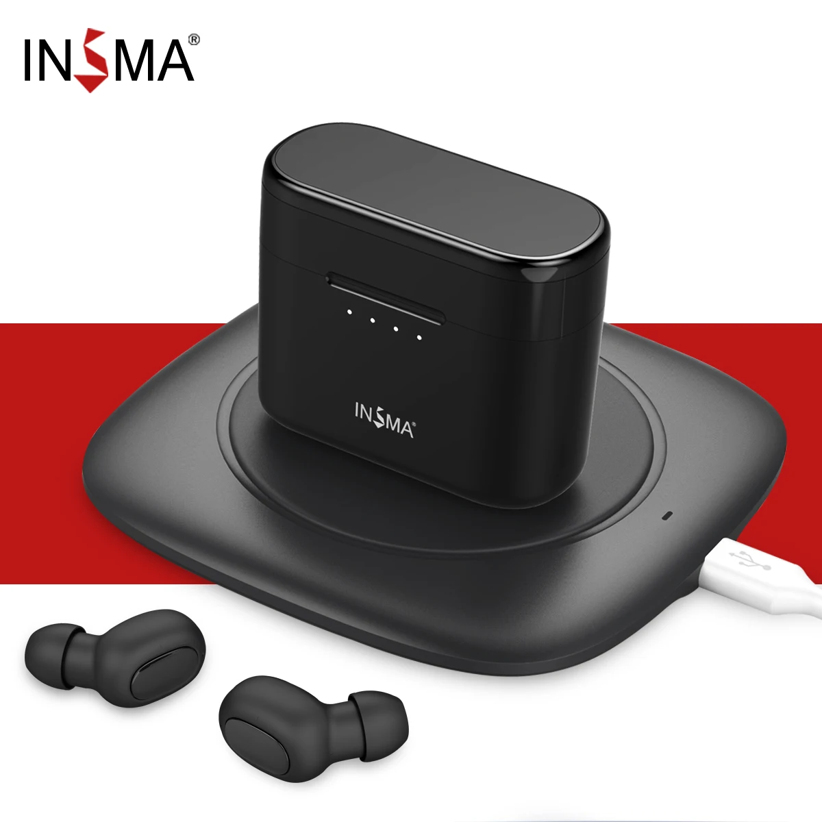 TWS наушники INSMA AirBuds Mini с поддержкой bluetooth 5 0|Наушники и гарнитуры| |
