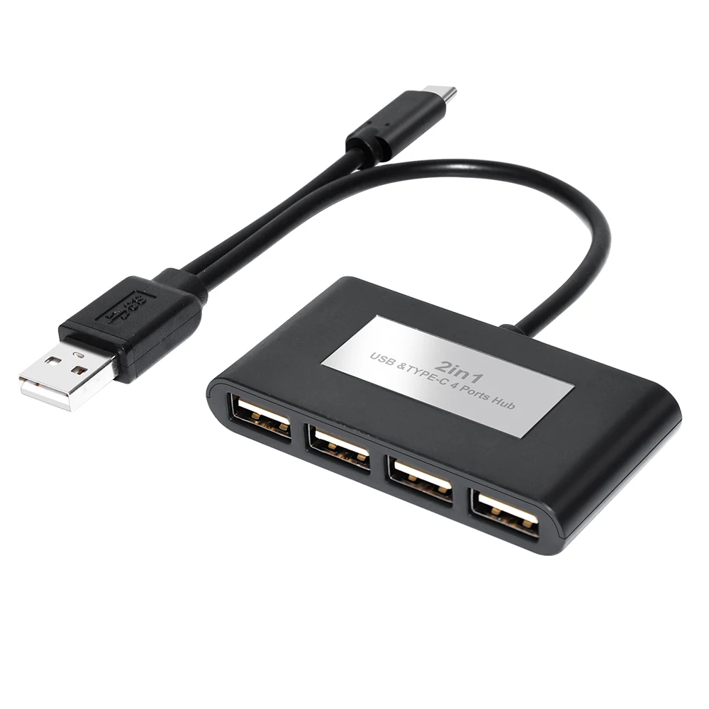 

2 в 1, USB-разветвитель с портом USB Type-C