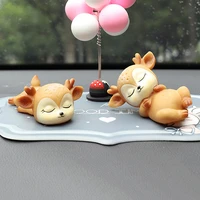 lovely ornament car accessories interior dashboard doll creative toys car decoration accessories styling deer