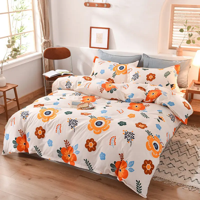

1pc Printing Soft Duvet Cover Smooth And Comfortable King Queen Twin Size Brushed Quilted Cover Not Including Pillowcase