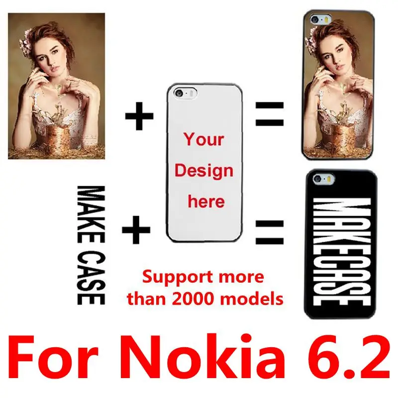 Персонализированный Чехол для Nokia 6 2 с индивидуальным фото именем принтом вашего
