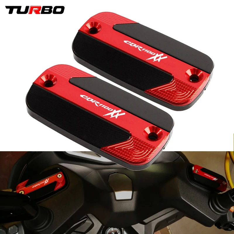 

NEW For HONDA CBR 1100XX CBR1100XX CBR1100 1997-2004 Motorcycle Front Brake Master Cylinder Fluid Reservoir Cover Oil Tank Caps