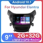 Автомобильное радио JOYINCAR, Android 10,1, для Hyundai Elantra Avante I35 2011-2016, мультимедийный плеер, GPS-навигатор, Авторадио 9 дюймов