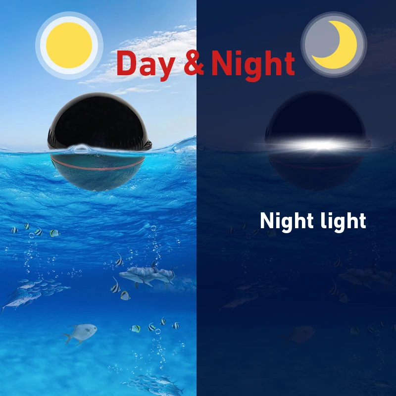 Эхолот-рыболокатор Erchang портативный беспроводной с поддержкой Bluetooth и IOS Android |