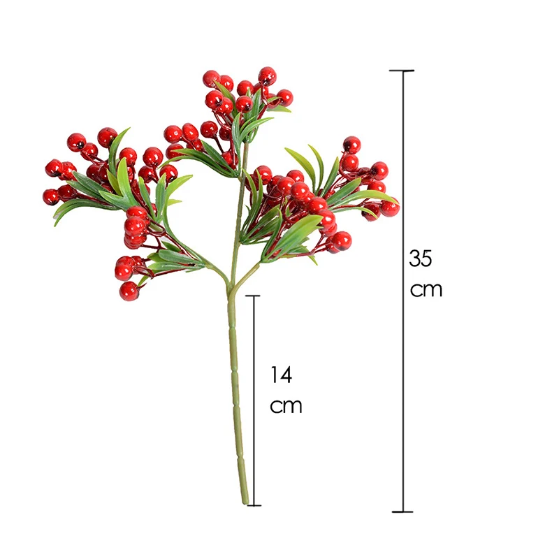 Плющ красные ягоды куст букет Рождественская лоза Холли Рождество Праздничный