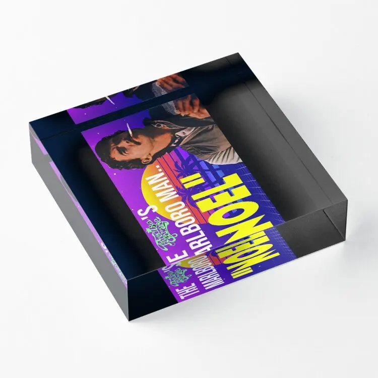 

Paradise Garage Noel Marlboro человек акриловый блок домашний Забавный художественный коврик штамповка семья Прозрачный декор модная Милая доска