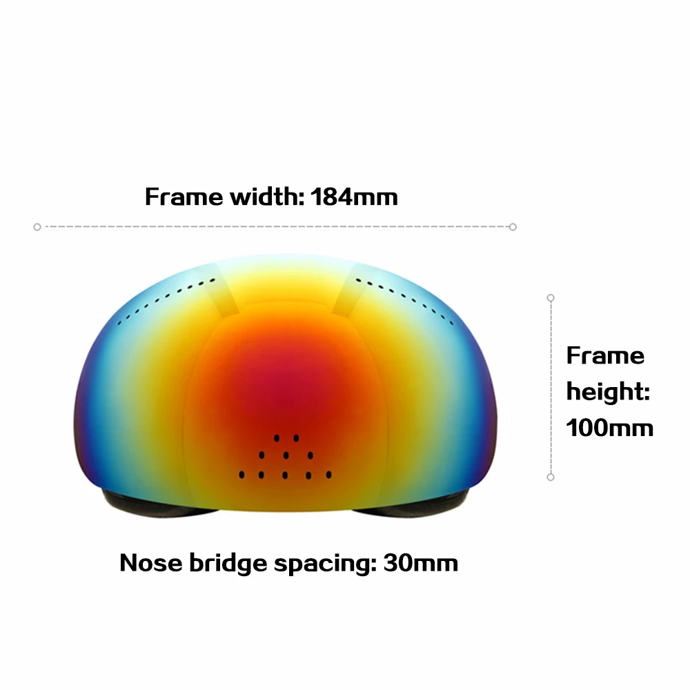 Лыжные очки зимние снежные спортивные с противотуманной УФ-защитой для мужчин и