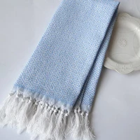 1 piece 38x70cm tea napkins with tassels cotton kitchen towel tableware cleaning cloth soft dish towel 15x27 6