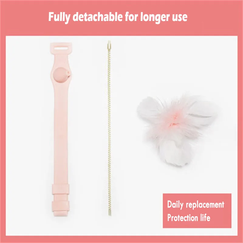 MAMY PETS Pet Cat Teaser Toy Feather With Feet Collar Neck Fun Interactive Training Self-healing Toys | Дом и сад