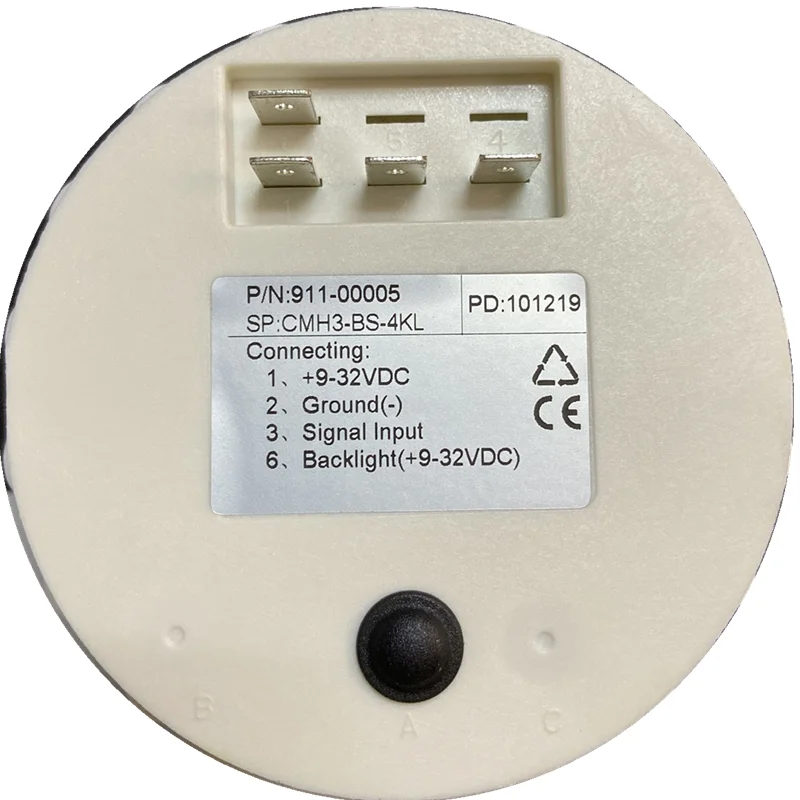 Водонепроницаемый тахометр 3-8K RPM Тахометр Счетчик оборотов с часовым счетчиком 85