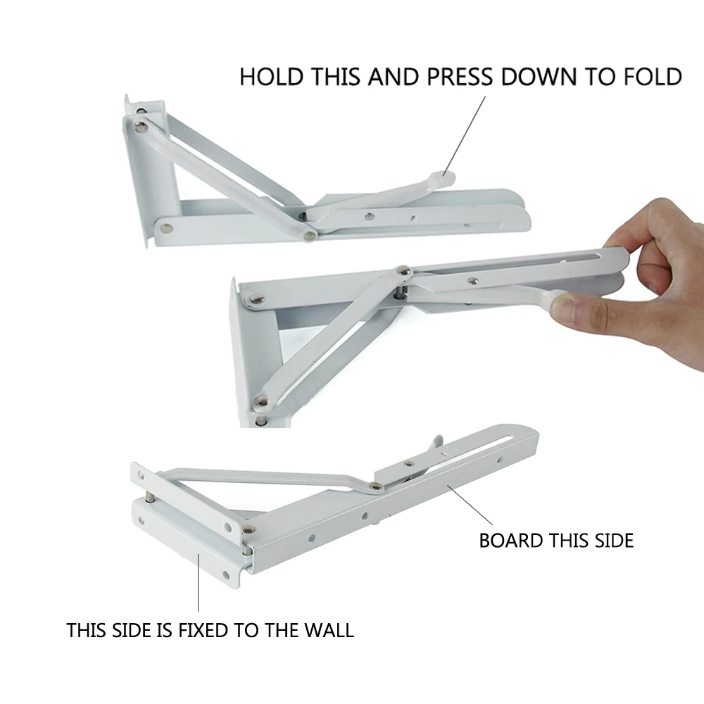 Новый складной кронштейн треугольная настенная полка 90 градусов