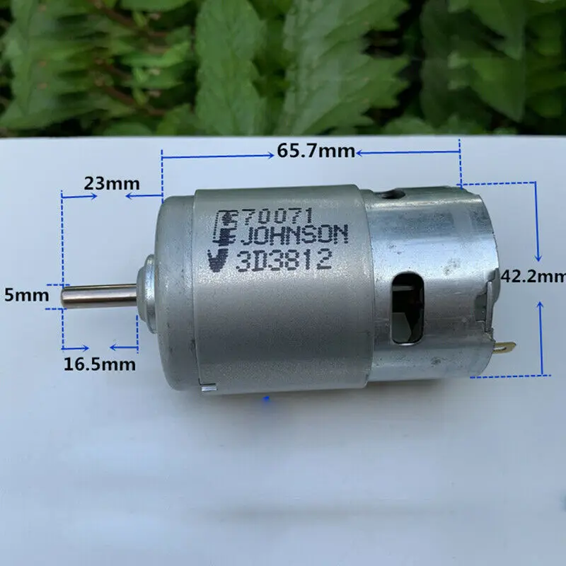 Электродвигатель JOHNSON 775 DC 12 В 18 в 24 70071 углеродная щетка высокая скорость 5 мм DIY