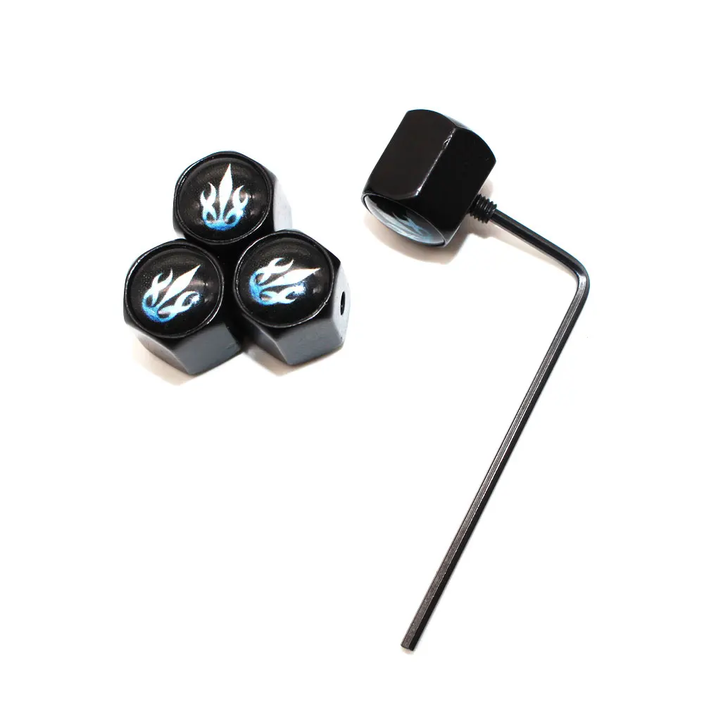 DSYCAR 1 комплект автомобильный Стайлинг цинковый сплав Противоугонный синий