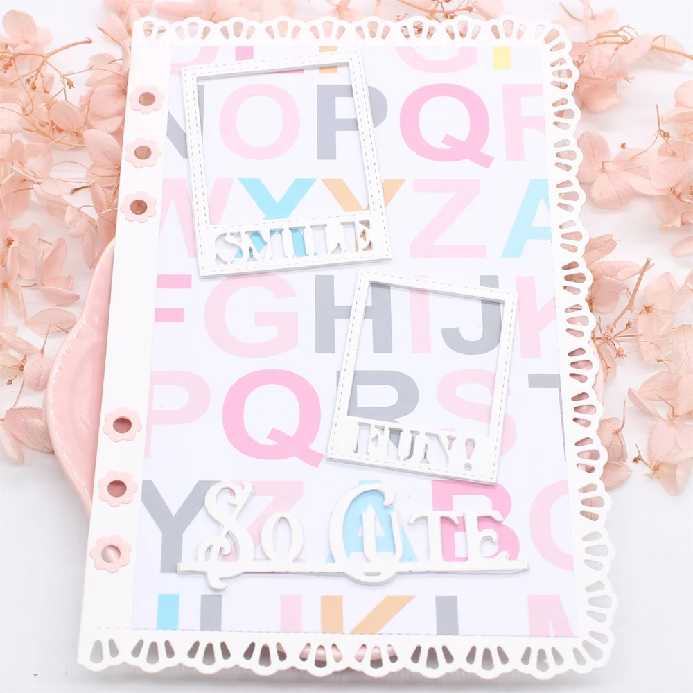 

ZFPARTY Photo Planners Metal Cutting Dies Stencils for DIY Scrapbooking Decorative Embossing DIY Paper Cards