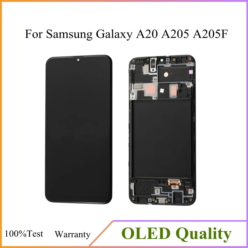 

6.4'' Original For Samsung Galaxy A20 A205 LCD Display Touch Screen Digitizer A205F A205FN A205G A205GN LCD Replacement