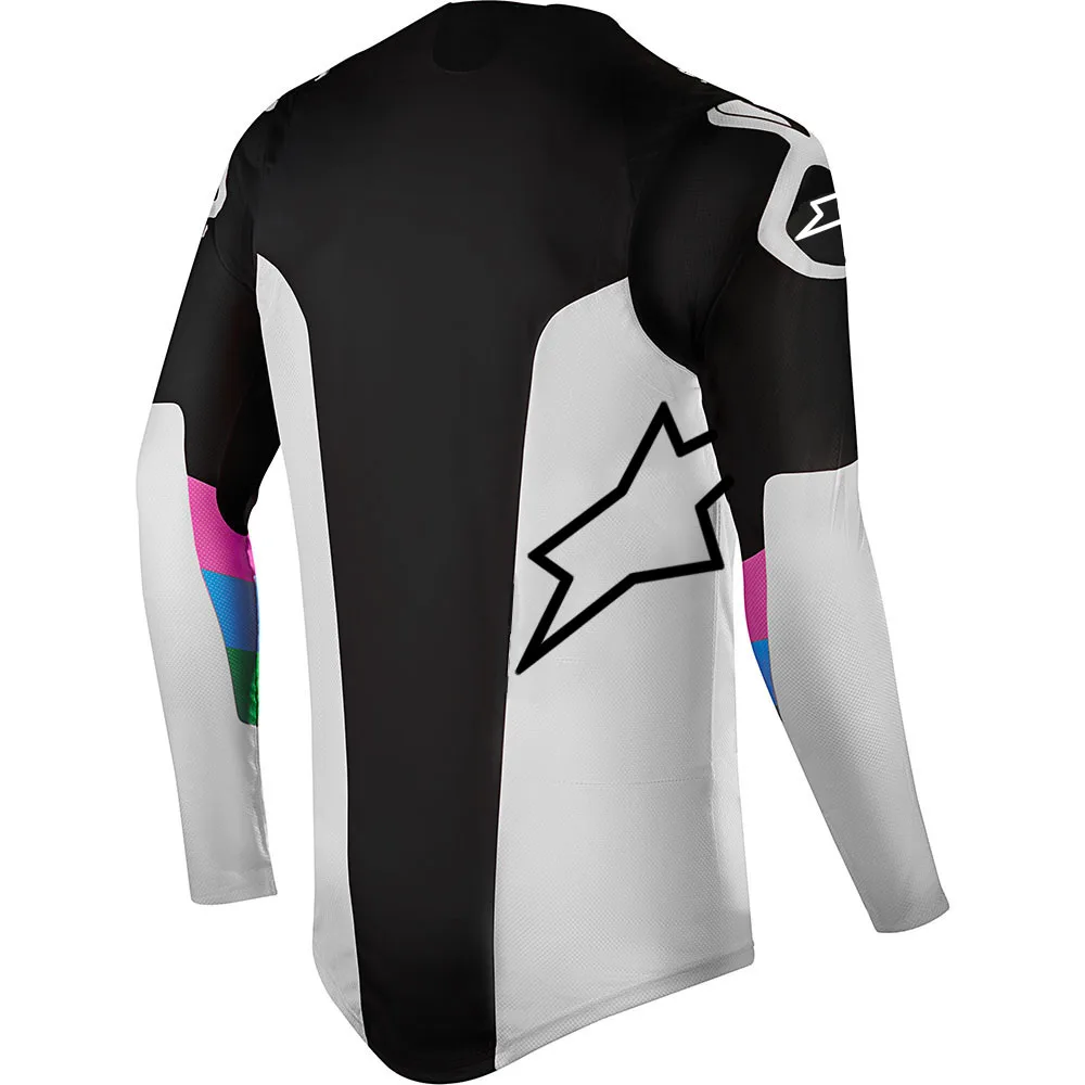 Футболка для мотокросса со звездами Mtb футболка Moto GP горный велосипед BMX DH длинная